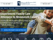 Tablet Screenshot of deitchandperone.com